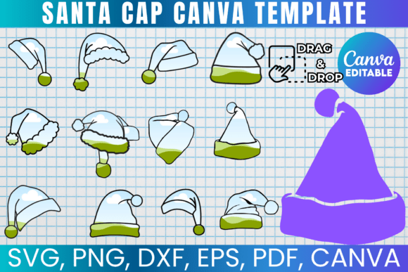 20 Santa Hat Canva Frames: Festive Holiday Design Templates