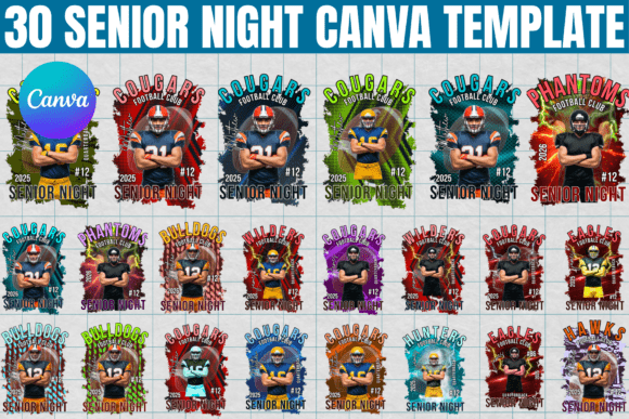 30 Senior Night Canva Editable Template: Your Ultimate Design Toolkit