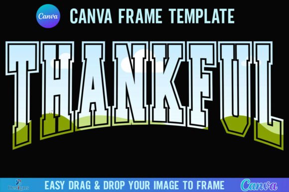 Bring Autumn to Life with the Thankful Canva Frame Fall Thanksgiving Design