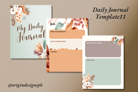 Canva Daily Journal Template11: A Unique Design for Your Print Business