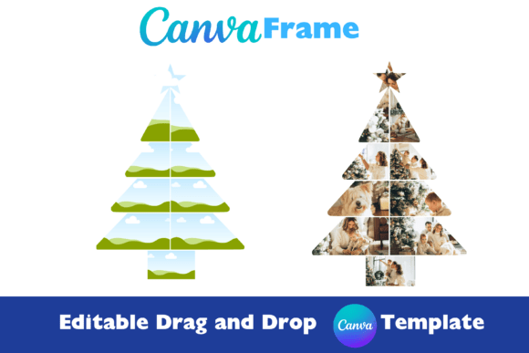 Christmas Tree Canva Photo Collage: Your Festive Design Shortcut