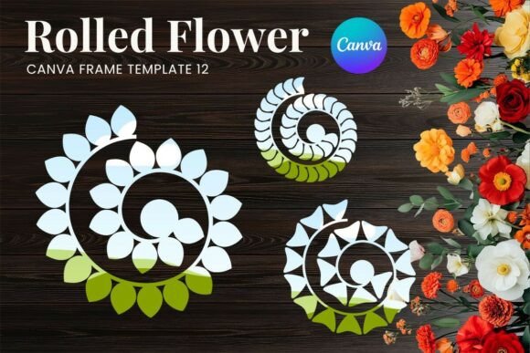 Design Faster with Rolled Paper Flower Canva Frame_12