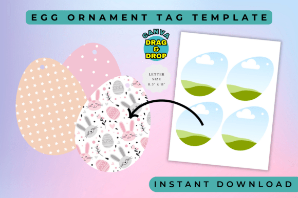 Egg Ornament Canva Frame Template: A Designer's Secret Weapon