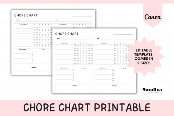 Master Household Tasks with This Editable Chore Chart