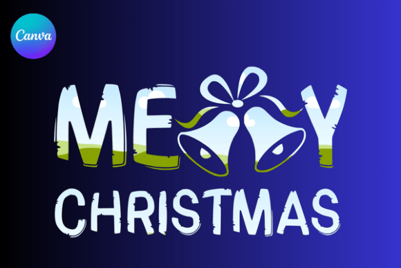 Merry Christmas Bells Canva Frame: Your Festive Design Shortcut