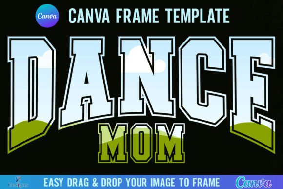 Varsity Spirit Meets Digital Ease with This Canva Frame